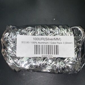 NEW Fine Fashion Unisex Lightweight Aluminum 100 Piece Ring Lot (Silver/Silver)